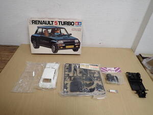 「713/S5A」P.未組立 TAMIYA タミヤ 1/24スポーツカーシリーズNO.24 ルノー５（サンク）ターボ プラモデル RENAULT 5 TURBO 元箱