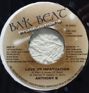 【Anthony B/ Love Or Infatuation】 [♪ZG] [♪ZQ] (R6/9)