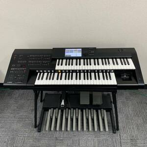 【直接引取り限定】 Yamaha ELC-02 エレクトーン DDKU-P7/FC4 現状品 専用ハードケース、電源アダプター付き ヤマハ 鍵盤 Dr 1884-75