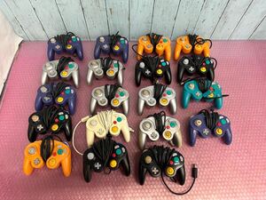 Nintendo GAMECUBE ニンテンドー ゲームキューブ　 コントローラー　DOL-003 計19個まとめ　中古現状品　動作未確認　(100s)