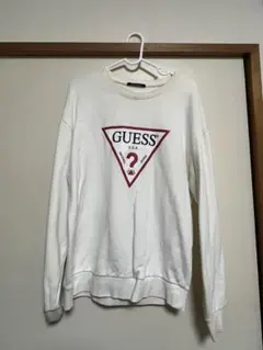 GUESS ホワイト トレーナー