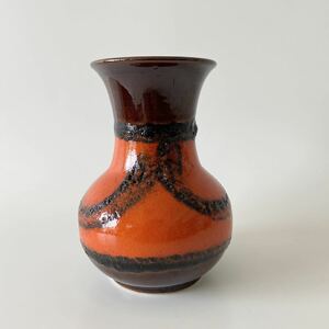 西ドイツ製 1970年代 Bay Keramik Fat Lava ファットラバ ミッドセンチュリー ヴィンテージ 花瓶 花器 オブジェ ジャグ 一輪挿し #21