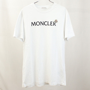 中古良品モンクレールMONCLER T-SHIRT コットン 8C00025 8390T 001 ホワイト系　 ランク：A us-2 メンズ