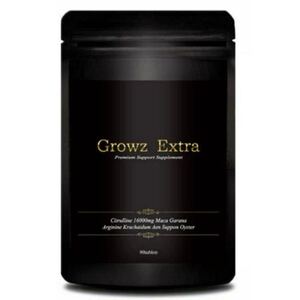 Growz Extra 90粒 シトルリン アルギニン 亜鉛 マカ 増大 メンズサプリ グロウズ エクストラ