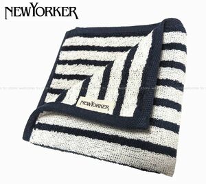 ■【 新品・未使用品 】NEWYORKER ニューヨーカーストライプ オリジナルハンドタオル ■ 