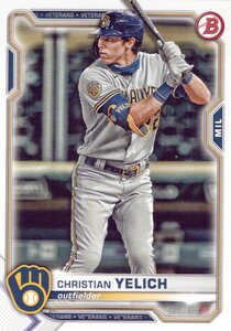 2021 Bowman クリスチャン・イエリッチ Christian Yelich #24