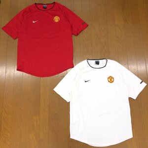 NIKE ナイキ DRI-FIT マンチェスターユナイテッドFC 吸水速乾 ドライ Tシャツ 2点セット S 半袖 MANCHESTER UNITED サッカー フットサル