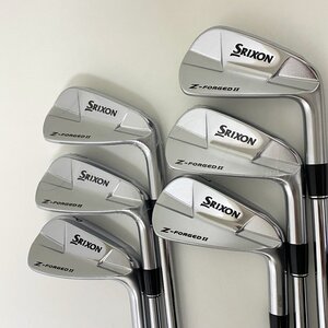 【送料無料】DUNLOP アイアン I5-I9,PW 6本 SRIXON スリクソン Z-FORGED II シャフト KBS TOUR 120 S 美品 中古 + 未使用品【Ae768101】