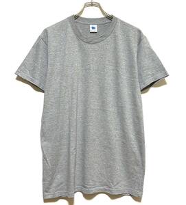 【未使用】Maximum Tシャツ（XL）グレー マキシマム 無地 半袖 丸首 クルーネック ショートスリーブ コットン 綿 ヘザーグレー 灰