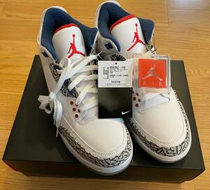 【送料無料】【新品】 国内正規品 Jordan 3 Retro True Blue (2016) 854262-106 ジョーダン3 レトロ 2016年 トゥルー ブルー