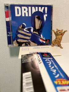 PS ペプシマン 取説 オビ ハガキ付 完品 PEPSIMAN プレイステーション KID キッド プレステ