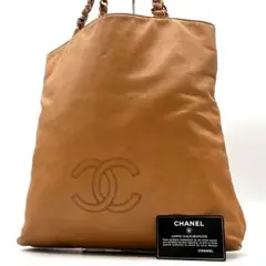 【極希少】CHANEL チェーン トートバッグ マトラッセ キャンバス