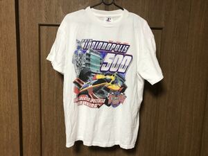 インディアナポリス★半ＴシャツM/インディ500INDIANAPOLIS　白