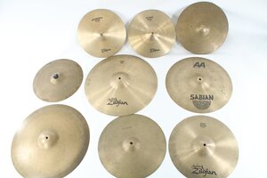 【9点】Zildjan ROCK CRASH 16/40cm TOP ROCK HI HAT 14/36cm BOTTOM ROCK HI HAT 14/36cm ROCK RIDE 20/51cm等 シンバル 0594-RY