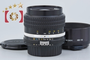 【中古】Nikon ニコン Ai-S NIKKOR 85mm f/2