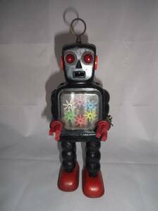 レア 吉屋製 ブリキ ゼンマイ式 ロボット/ビンテージ/レトロ骨董