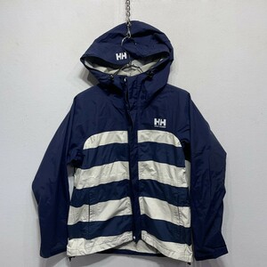 HELLY HANSEN/ヘリーハンセン　マウンテンパーカー　紺ネイビー　白/ホワイト 　メンズS　アウトドア　キャンプ　訳あり　　K2521