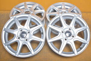 241119502547210　SR　14×4.5J　+45　4穴　PCD100　ハブ径67mm　テーパー　4本セット