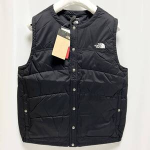 L 新品 ノースフェイス メドウウォームベスト 黒 ダウンベスト Meadow Warm Vest ブラック ベスト メドウ メドウベスト メドー NORTH FACE