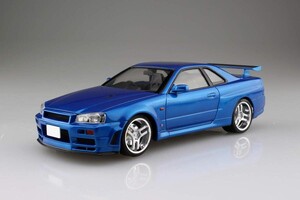 アオシマ 1/24 頭文字D イニシャルD No.09 星野 好造 BNR34 スカイラインGT-R プラモデル　送料無料 新品