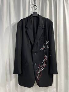 2022SS yohji yamamoto pour homme リエ刺しゅうジャケット（HG-J54-108）