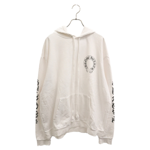 クロムハーツ MATTY BOY Chomper Horseshoe Hoodie マッティボーイ チョンパー ホースシュー フーディ プルオーバーパーカー ブラック