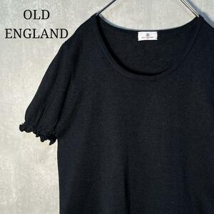 OLD ENGLAND オールドイングランド シルクリネン 半袖ニット