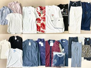 ★未使用 タグ付き メンズ 25点 まとめ GAP OUTDOOR CONVERSE UNIQLO トップス ボトムス アウター 等 サイズMIX 卸 現状品 9.2kg★