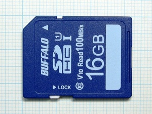 ★BUFFALO ＳＤＨＣ メモリーカード １６ＧＢ 中古★送料６３円～