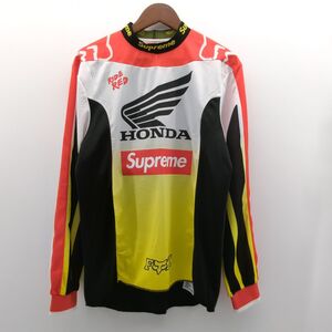 シュプリーム×ホンダ×フォックス　長袖Tシャツ　SIZE S　マルチカラー　19AW Racing Moto Jersey Top　supreme×HONDA×FOX◆3109/宮竹店