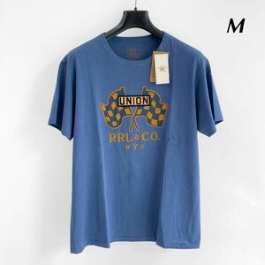 24SS 新品 DOUBLE RL RRLダブルアールエル ラルフローレン ジャージー グラフィック Tシャツ クルーネック カットソー ニット 半袖 M