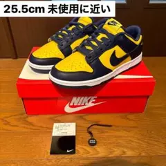 美品 nike ダンク low ミシガン michigan 鑑定付き