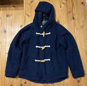 go slow caravan ゴースローキャラバン ダッフル コート Sz.3　メンズ　 ネイビー ジャケット ダッフル