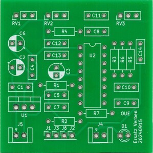 【PCB】リバーブを作ろう Ersatz Verben 20240922版