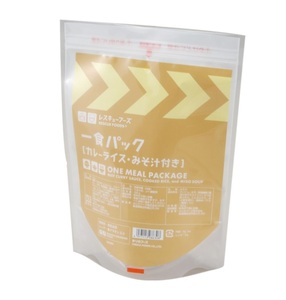 【未使用美品未開封新品】ホリカフーズ レスキューフーズ 一食パック カレーライス（みそ汁付き）3袋 災害 保存食 防災 