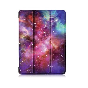 iPad mini(第6世代)/iPad mini A17 Pro(第7世代)ケース 手帳型 アート プリント アイパッド ミニ 6 スタンド 宇宙 スペース 折り曲げカバー