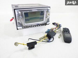 動作確認済み！！carrozzeria カロッツェリア 汎用 2DIN カーオーディオ CD MD プレーヤー FH-P66MD リモコン付 即納 棚28A