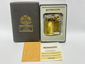 (54) RONSON ロンソン スタンダード 50周年記念ライター オイルライター RONSON TOUCH-TIP ゴールド系 喫煙具