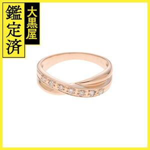 JEWELRY　ジュエリー　リング　K18ピンクゴールド　ダイヤモンド0.14ct 　約3.3g　10号【207】2141300431267