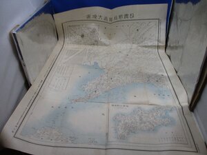 【古地図】 「日露戦局経過大地図」 明治38年 博文館 戦前/レトロ　　71221