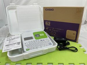 ６　美品　CASIO　カシオ　ラベルライター　ネームランド　Biz　KL-G2　動作確認済み　