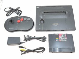 SNK NEOGEO ネオジオ 本体 + ザ・キング・オブ・ファイターズ2002 ROMカセット まとめ ジャンク品[B038I227]