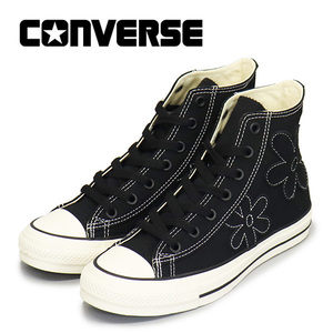 CONVERSE (コンバース) 31313860 オールスター R スエードフラワー HI ブラック CV112 US4.5-23.5cm