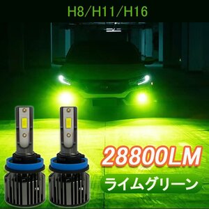 LED 高輝度 爆光 H3 h8 h9 h11 h16 hb4 グリーンイエロー ライム アップルグリーン 緑 レモン 12V 24V ライムグリーン ライムイエロー