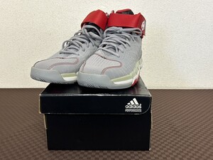 美品　A2　adidas　アディダス　ART G98276　27.0㎝　D ROSE DOMINATE　バスケットシューズ　ハイカットスニーカー　箱付き　現状品