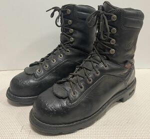 USA製Danner ダナー 編み上げワークブーツ US7.5スチールトゥvibram