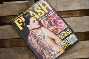 B0163 「TATTOO FLASH」　　マガジン　カスタム 古本　雑誌　マガジン　　雑誌 古本　当時物　