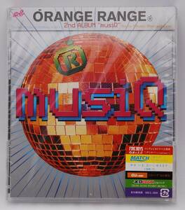 【新品】ORANGE RANGE CD「musiQ」検索：オレンジレンジ ムジーク ロコローション 花 YAMATO HIROKI RYO NAOTO YOH KATCHAN 未開封