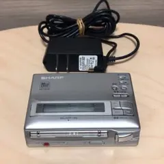 SHARP MD-MS100 ポータブルMDレコーダー MD再生録音動作品