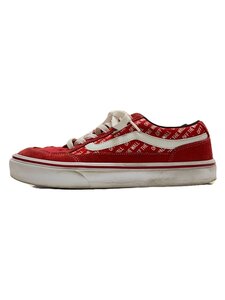 VANS◆ローカットスニーカー/26.5cm/LOGO/OF THE WALL/RED/V3830S